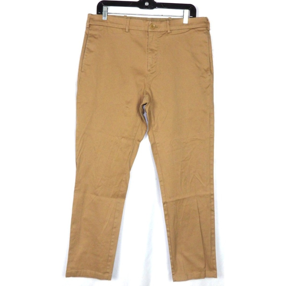 HILL CITY Stretch Straight Leg Khaki EVERYDAY Chino Pants Men's 33 X 30